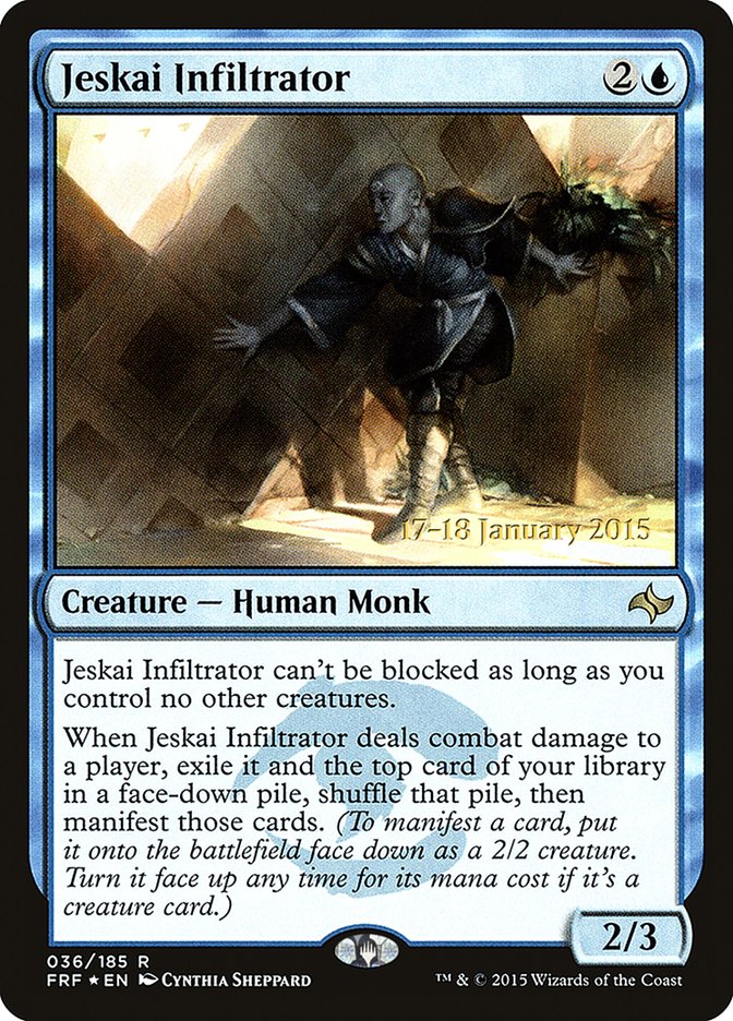 Jeskai Infiltrator [Fate Reforged Prerelease Promos] | Impulse Games and Hobbies