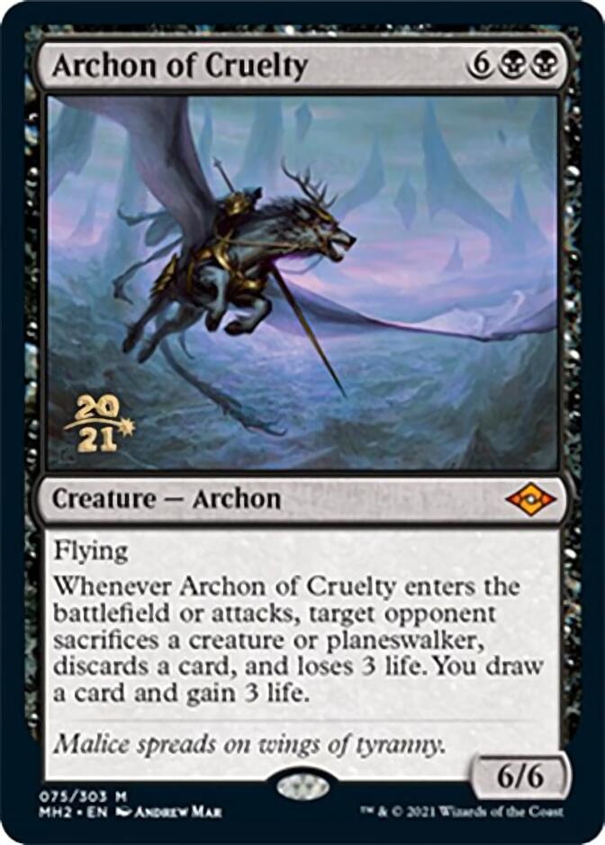 Archon of Cruelty [Modern Horizons 2 Prerelease Promos] | Impulse Games and Hobbies