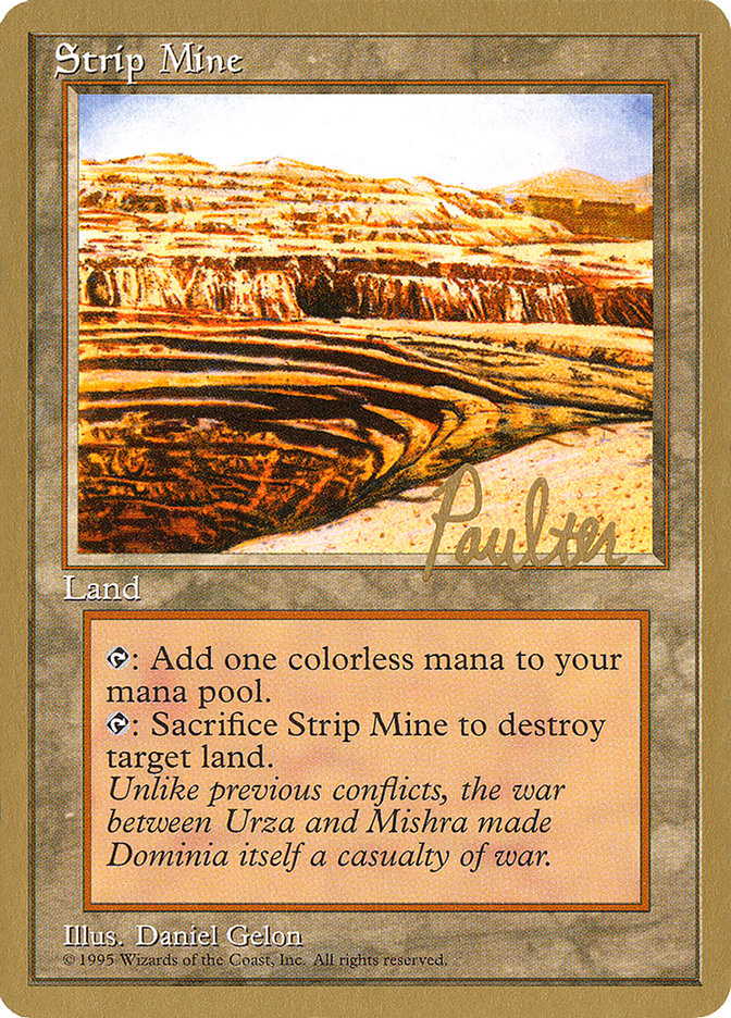 Strip Mine (Preston Poulter) [Pro Tour Collector Set] | Impulse Games and Hobbies