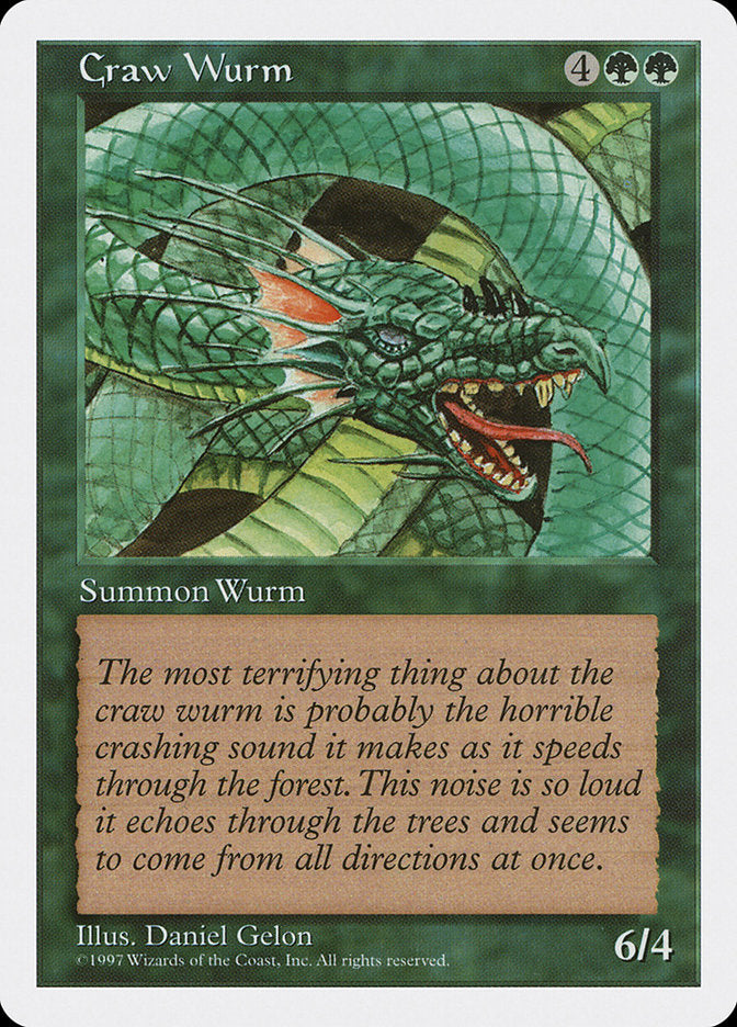 Craw Wurm [Fifth Edition] | Impulse Games and Hobbies