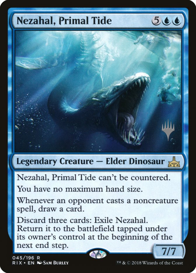 Nezahal, Primal Tide (Promo Pack) [Rivals of Ixalan Promos] | Impulse Games and Hobbies