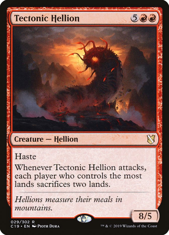 Tectonic Hellion [Commander 2019] | Impulse Games and Hobbies