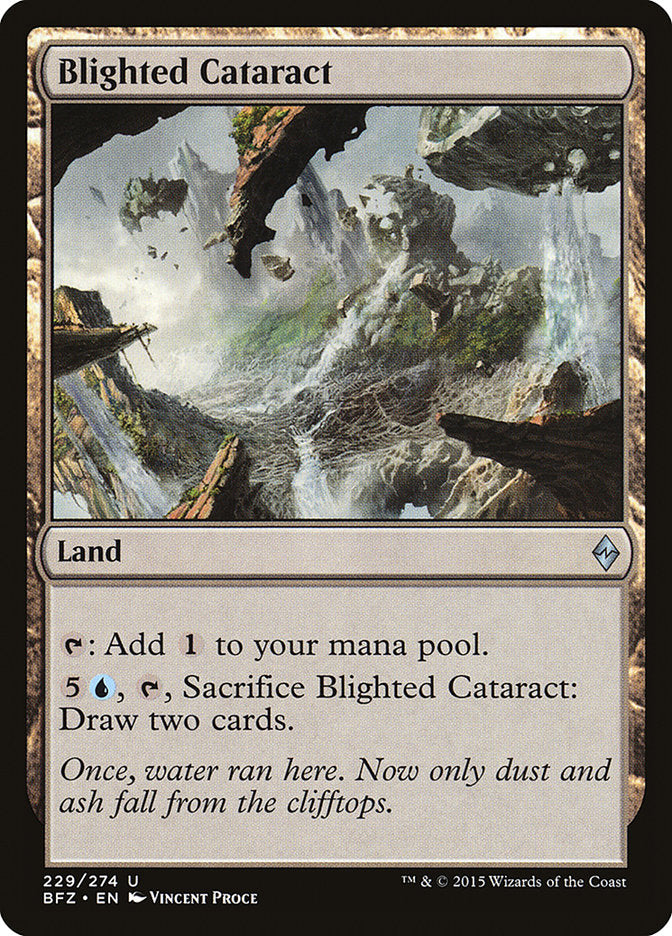 Blighted Cataract [Battle for Zendikar] | Impulse Games and Hobbies