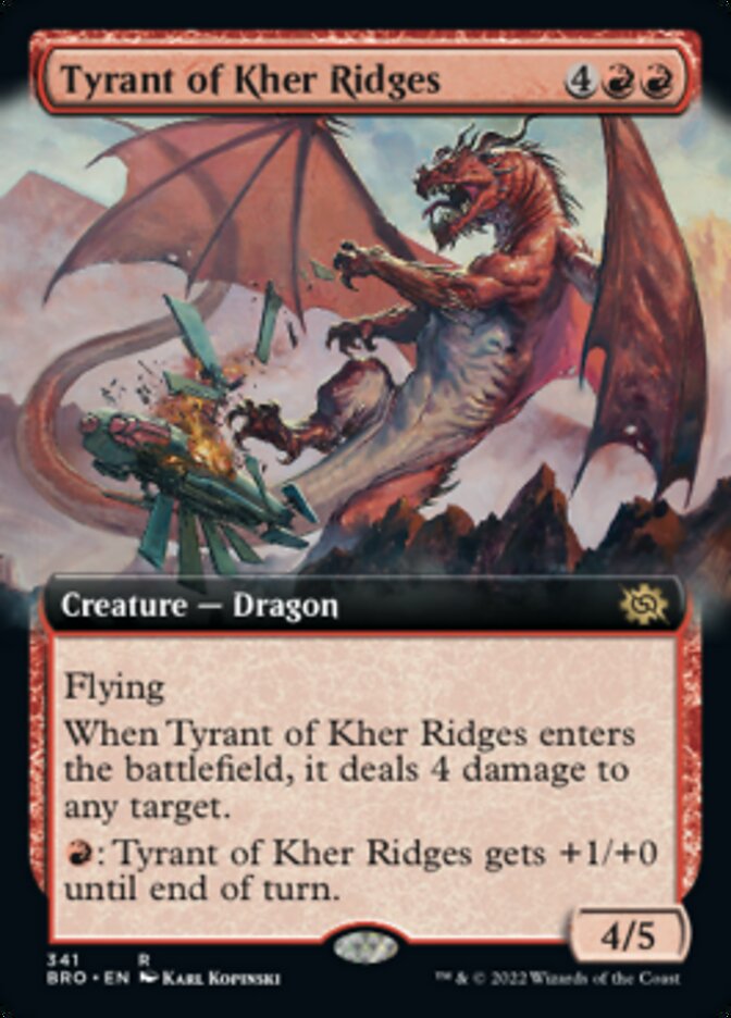 Tyrant of Kher Ridges (Extended Art) [The Brothers' War] | Impulse Games and Hobbies