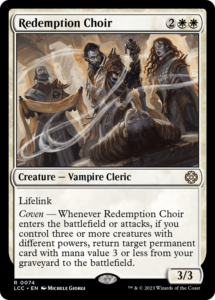 Redemption Choir [The Lost Caverns of Ixalan Commander] | Impulse Games and Hobbies