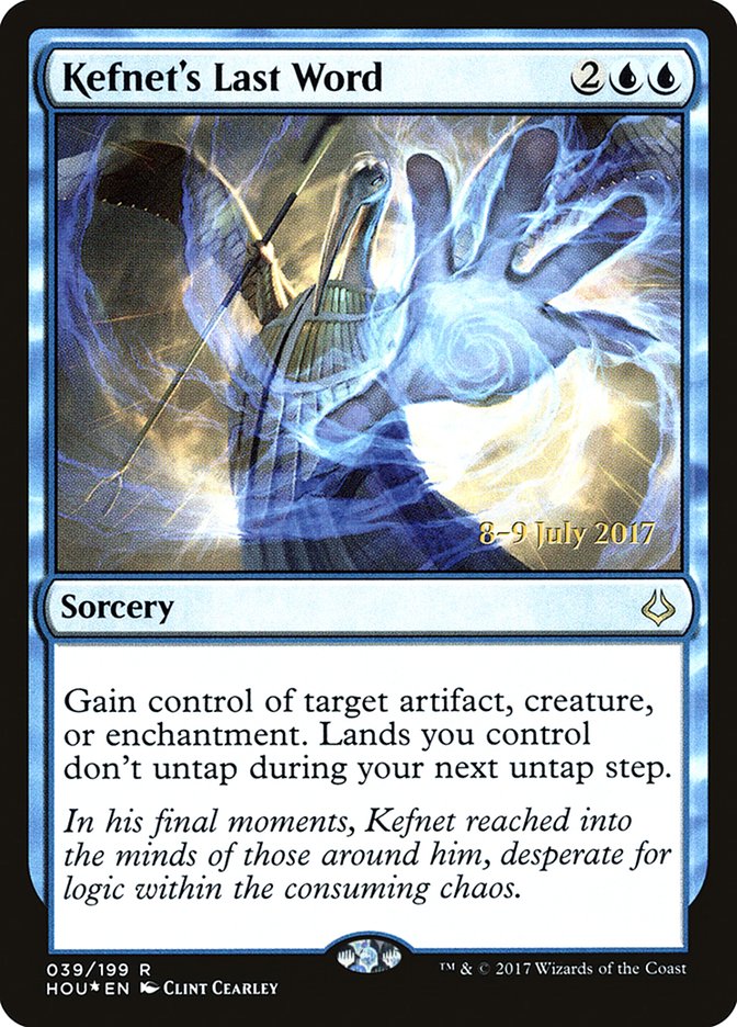 Kefnet's Last Word  [Hour of Devastation Prerelease Promos] | Impulse Games and Hobbies