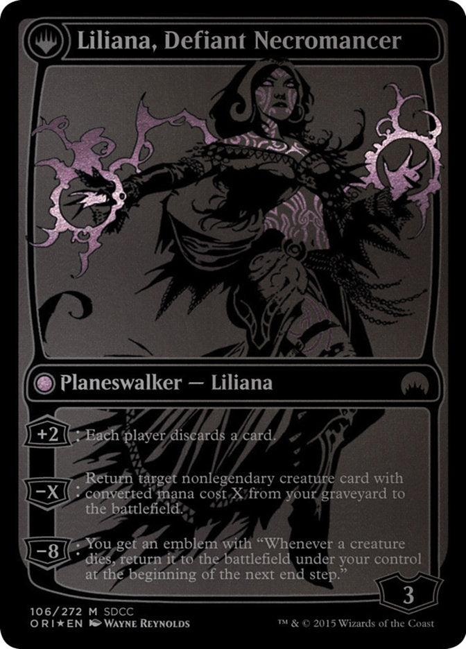 Liliana, Heretical Healer // Liliana, Defiant Necromancer [San Diego Comic-Con 2015] | Impulse Games and Hobbies