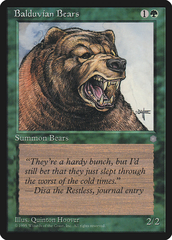 Balduvian Bears [Ice Age] | Impulse Games and Hobbies