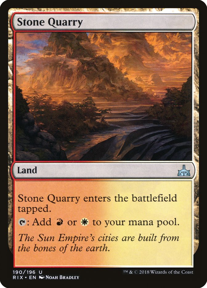 Stone Quarry [Rivals of Ixalan] | Impulse Games and Hobbies