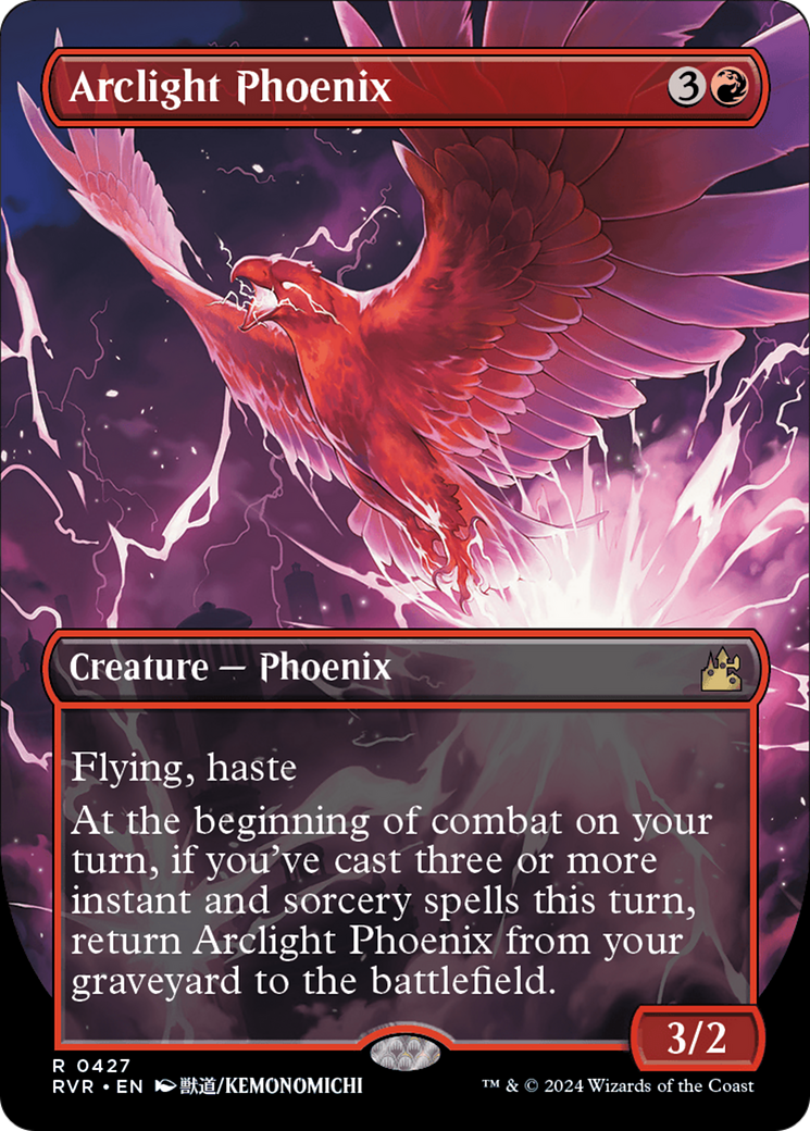 Arclight Phoenix (Anime Borderless) [Ravnica Remastered] | Impulse Games and Hobbies