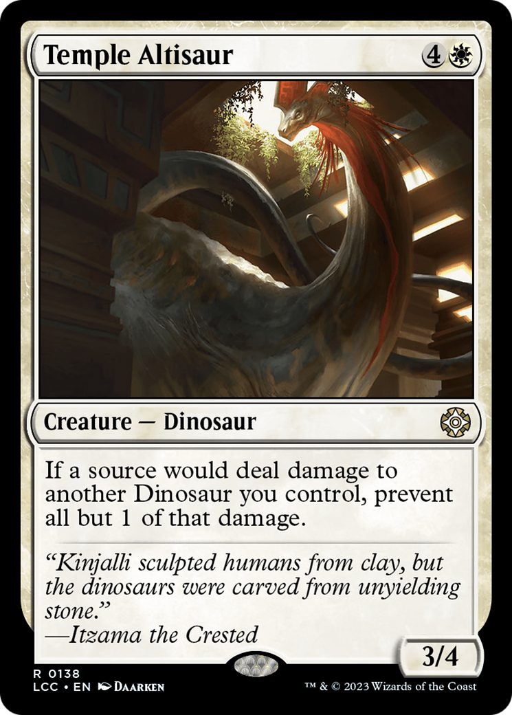 Temple Altisaur [The Lost Caverns of Ixalan Commander] | Impulse Games and Hobbies