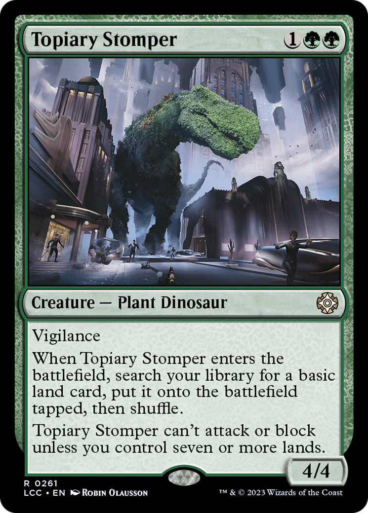 Topiary Stomper [The Lost Caverns of Ixalan Commander] | Impulse Games and Hobbies