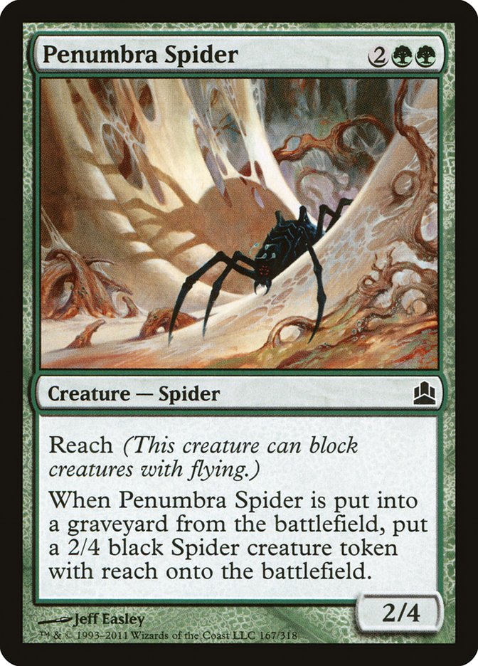 Penumbra Spider [Commander 2011] | Impulse Games and Hobbies