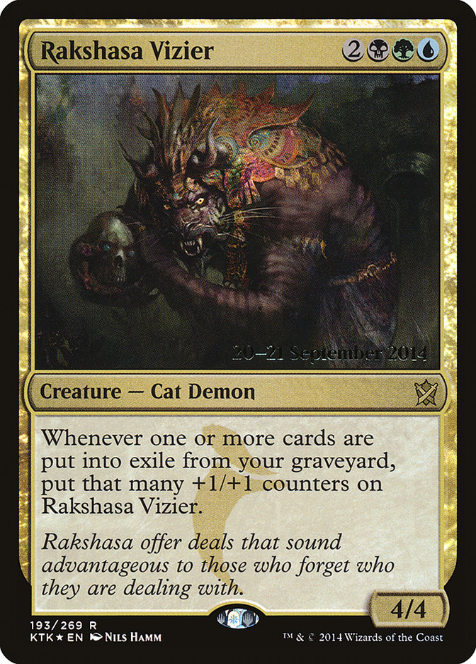 Rakshasa Vizier [Khans of Tarkir Prerelease Promos] | Impulse Games and Hobbies