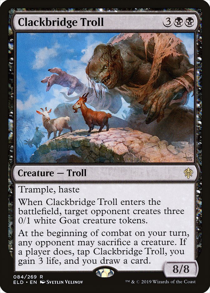 Clackbridge Troll [Throne of Eldraine] | Impulse Games and Hobbies