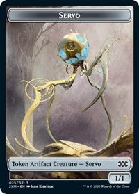 Servo // Soldier Double-sided Token [Double Masters Tokens] | Impulse Games and Hobbies