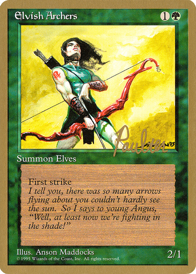 Elvish Archers (Preston Poulter) [Pro Tour Collector Set] | Impulse Games and Hobbies