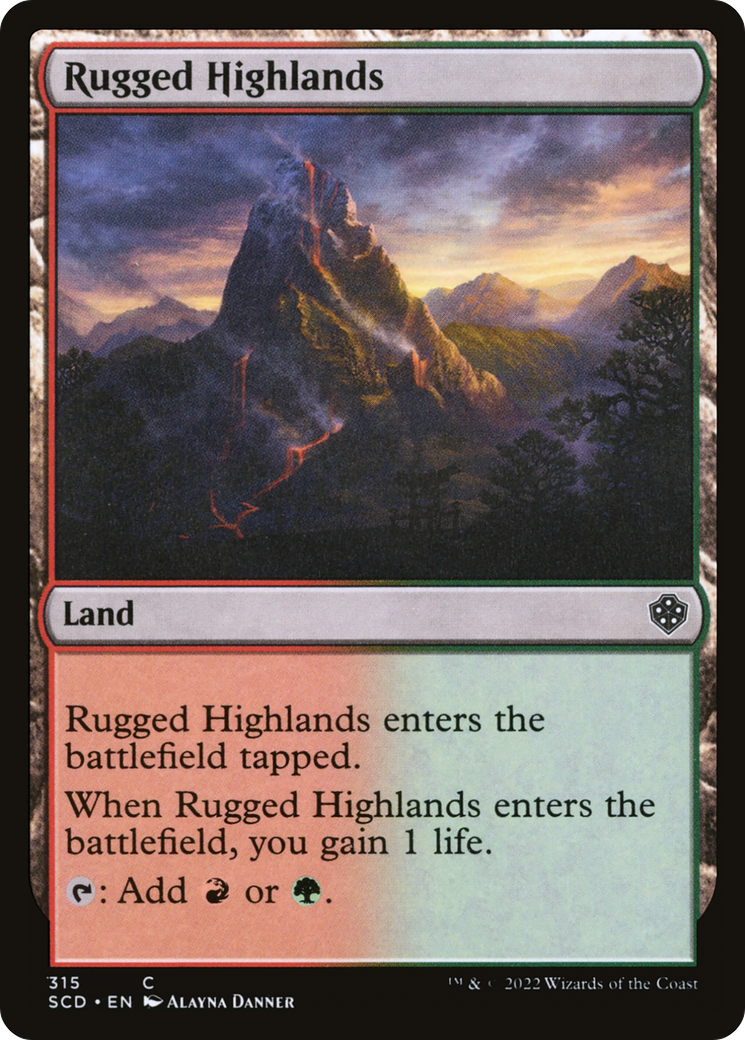 Rugged Highlands [Starter Commander Decks] | Impulse Games and Hobbies