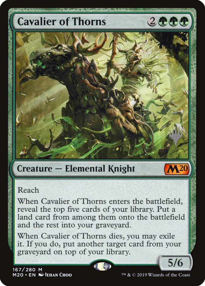 Cavalier of Thorns (Promo Pack) [Core Set 2020 Promos] | Impulse Games and Hobbies