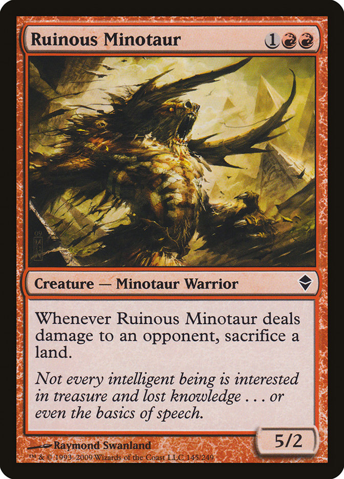 Ruinous Minotaur [Zendikar] | Impulse Games and Hobbies