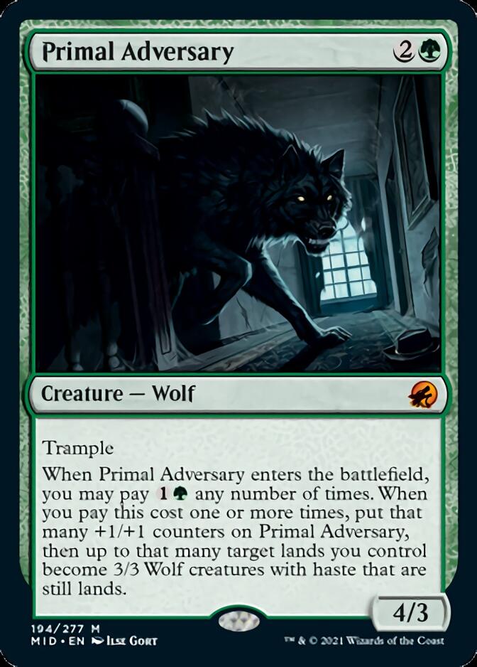 Primal Adversary [Innistrad: Midnight Hunt] | Impulse Games and Hobbies