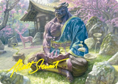 Kosei, Penitent Warlord Art Card (Gold-Stamped Signature) [Kamigawa: Neon Dynasty Art Series] | Impulse Games and Hobbies