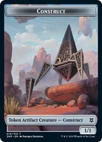 Construct // Drake Double-sided Token [Zendikar Rising Tokens] | Impulse Games and Hobbies