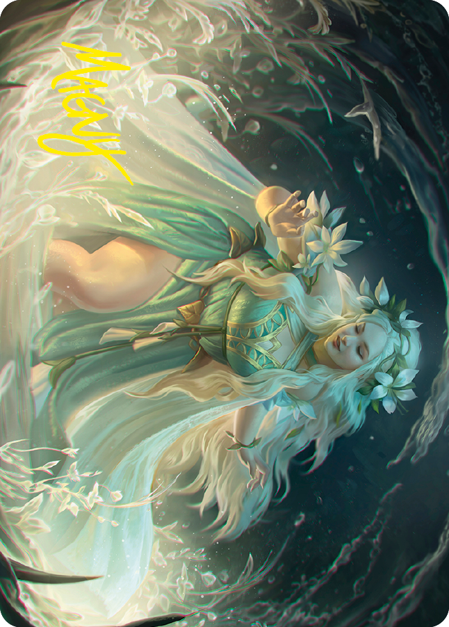 Goldberry, River-Daughter Art Card (Gold-Stamped Signature) [The Lord of the Rings: Tales of Middle-earth Art Series] | Impulse Games and Hobbies