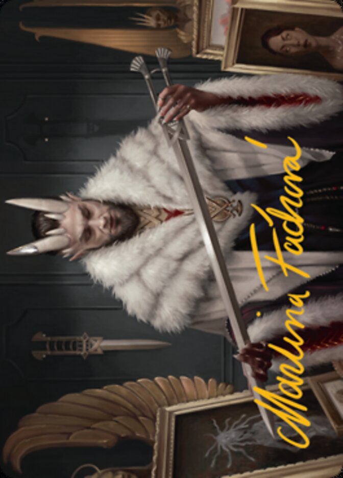 Lord Xander, the Collector Art Card (Gold-Stamped Signature) [Streets of New Capenna Art Series] | Impulse Games and Hobbies