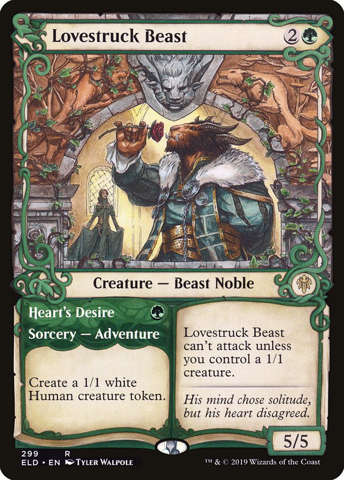 Lovestruck Beast // Heart's Desire (Showcase) [Throne of Eldraine] | Impulse Games and Hobbies