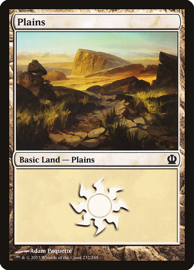 Plains (232) [Theros] | Impulse Games and Hobbies