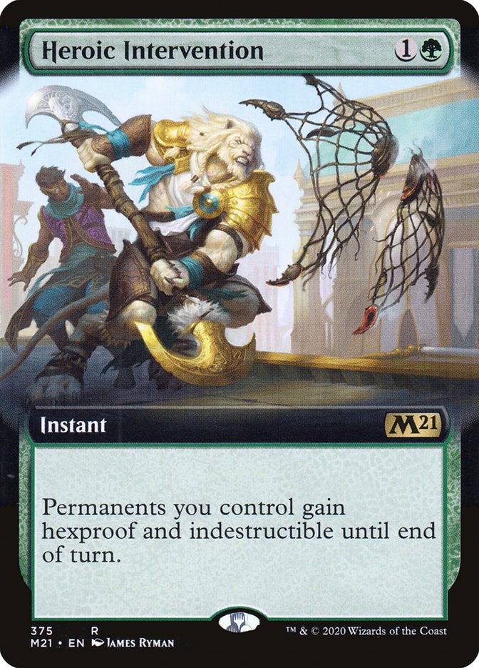 Heroic Intervention (Extended Art) [Core Set 2021] | Impulse Games and Hobbies