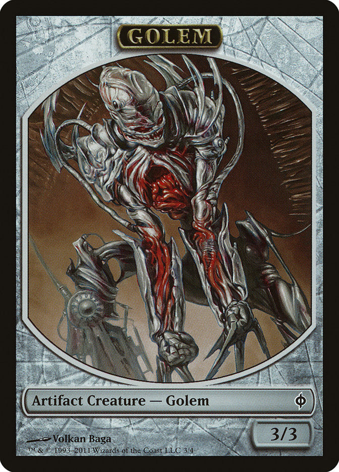 Golem Token [New Phyrexia Tokens] | Impulse Games and Hobbies