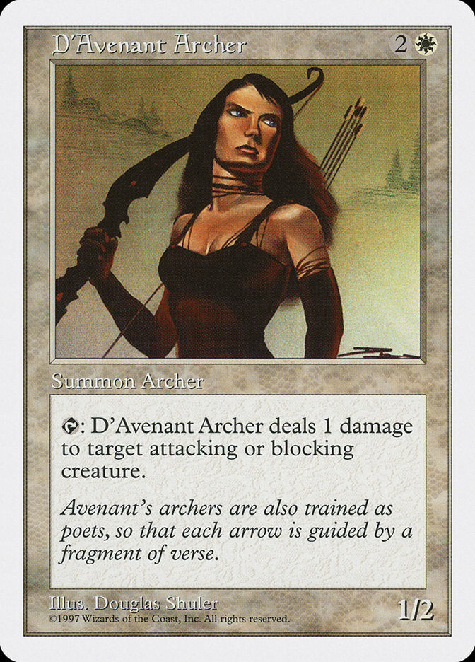 D'Avenant Archer [Fifth Edition] | Impulse Games and Hobbies