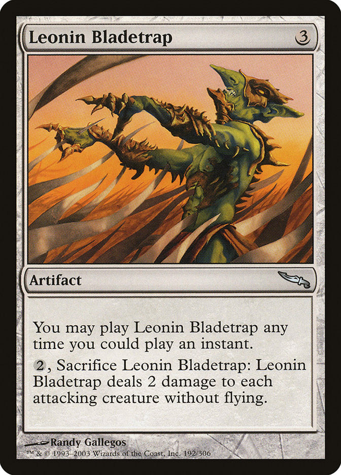 Leonin Bladetrap [Mirrodin] | Impulse Games and Hobbies