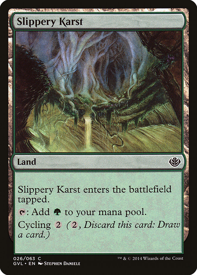 Slippery Karst (Garruk vs. Liliana) [Duel Decks Anthology] | Impulse Games and Hobbies