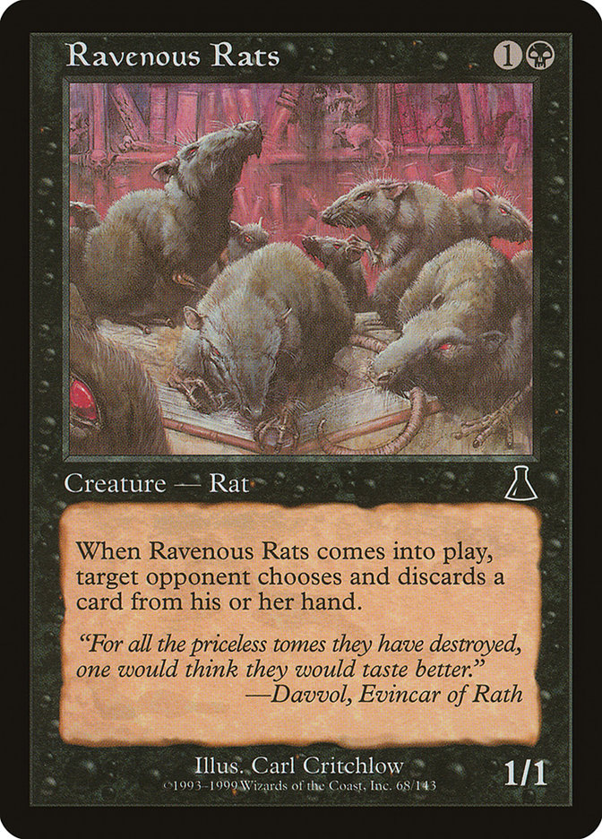 Ravenous Rats [Urza's Destiny] | Impulse Games and Hobbies