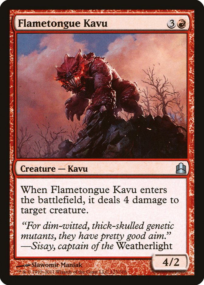 Flametongue Kavu [Commander 2011] | Impulse Games and Hobbies