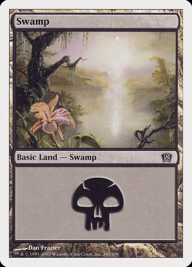 Swamp (341) [Eighth Edition] | Impulse Games and Hobbies