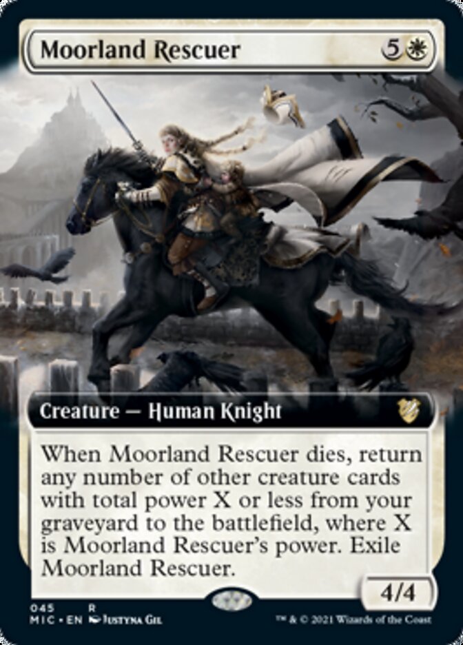 Moorland Rescuer (Extended) [Innistrad: Midnight Hunt Commander] | Impulse Games and Hobbies