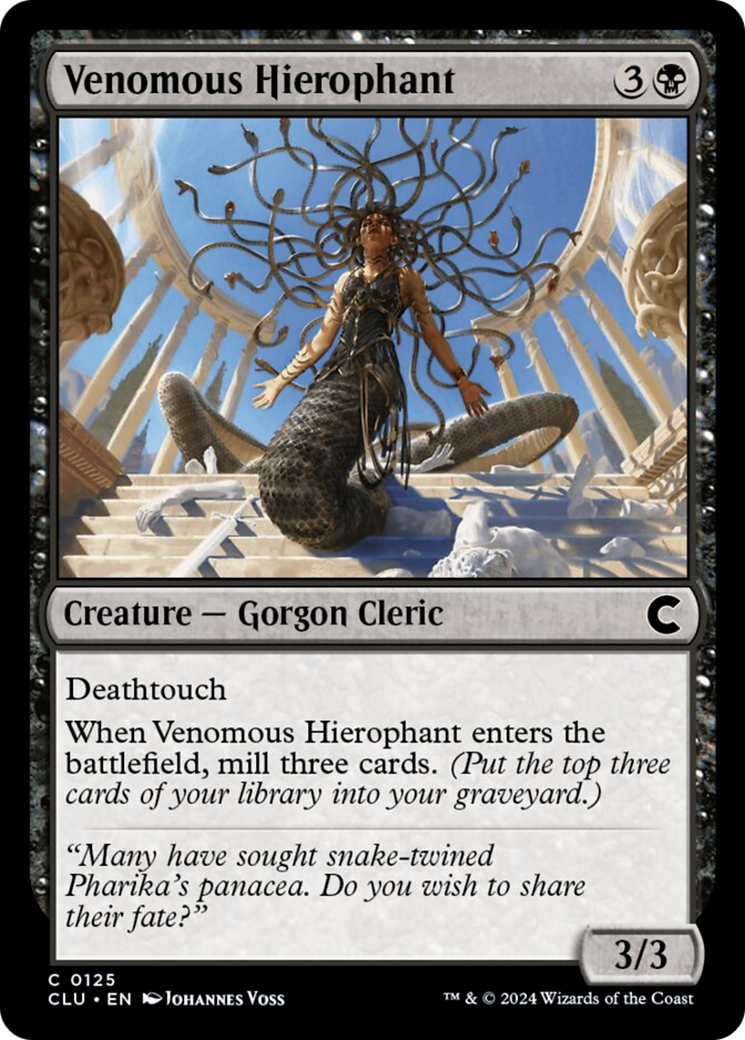 Venomous Hierophant [Ravnica: Clue Edition] | Impulse Games and Hobbies