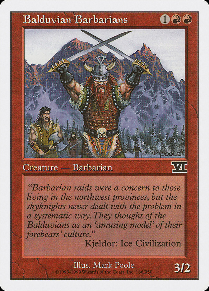 Balduvian Barbarians [Classic Sixth Edition] | Impulse Games and Hobbies