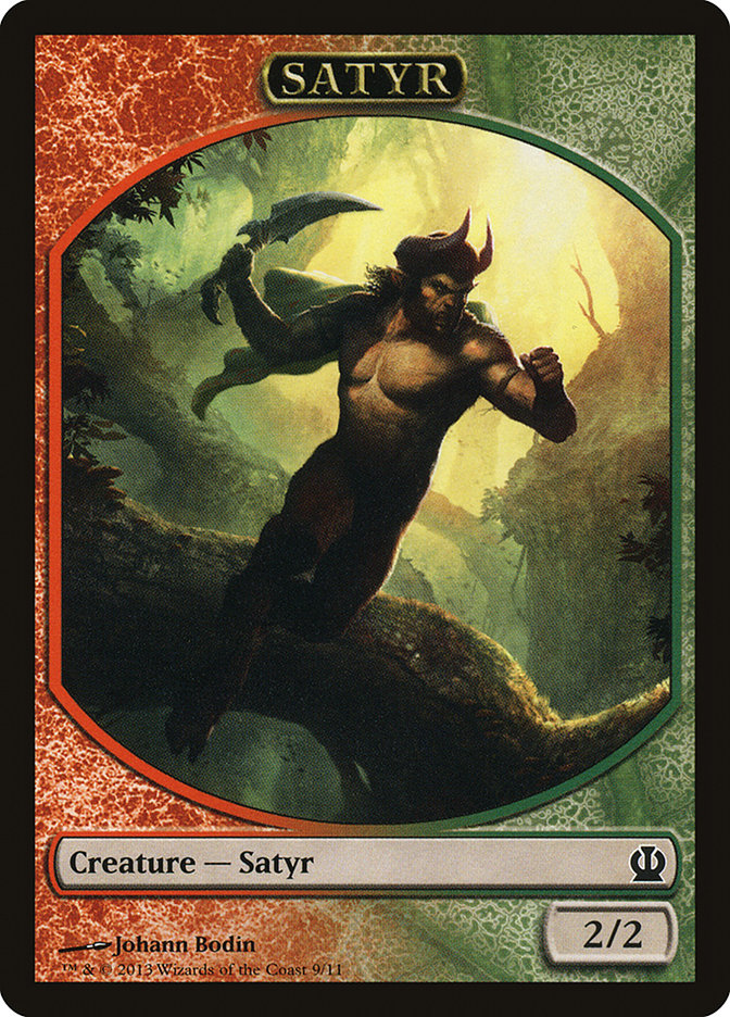 Satyr Token [Theros Tokens] | Impulse Games and Hobbies