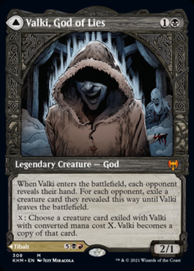 Valki, God of Lies // Tibalt, Cosmic Impostor (Showcase) [Kaldheim] | Impulse Games and Hobbies
