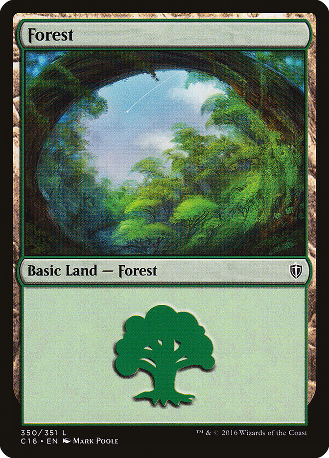 Forest (350) [Commander 2016] | Impulse Games and Hobbies