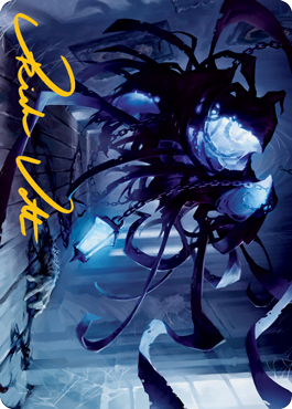 Spectral Adversary Art Card (Gold-Stamped Signature) [Innistrad: Midnight Hunt Art Series] | Impulse Games and Hobbies