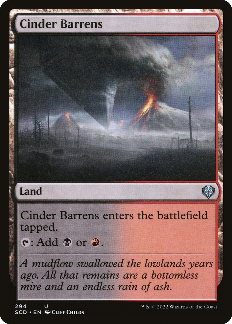 Cinder Barrens [Starter Commander Decks] | Impulse Games and Hobbies