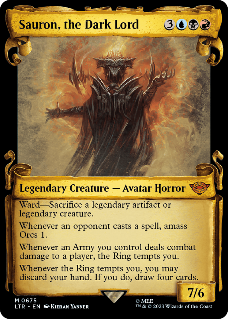 Sauron, the Dark Lord [The Lord of the Rings: Tales of Middle-Earth Showcase Scrolls] | Impulse Games and Hobbies