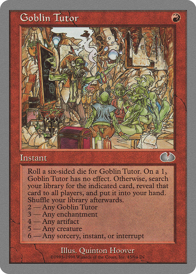 Goblin Tutor [Unglued] | Impulse Games and Hobbies