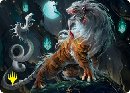 Gloomshrieker Art Card (Gold-Stamped Signature) [Kamigawa: Neon Dynasty Art Series] | Impulse Games and Hobbies